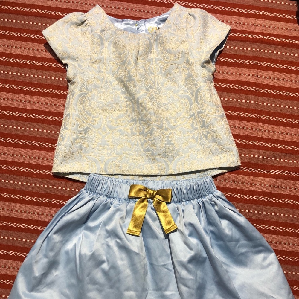 Oshkosh Cinderella shirt & skirt outfit 18M